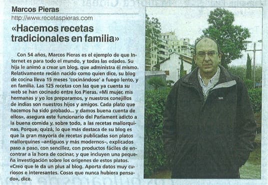 «Hacemos recetas tradicionales en familia»
