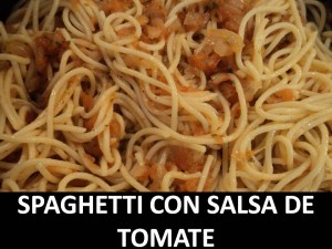 Spaghetti salsa tomate
