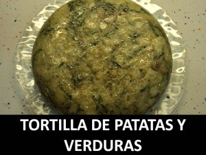Tortilla patatas verduras