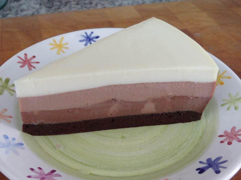 Tarta 3 chocolates
