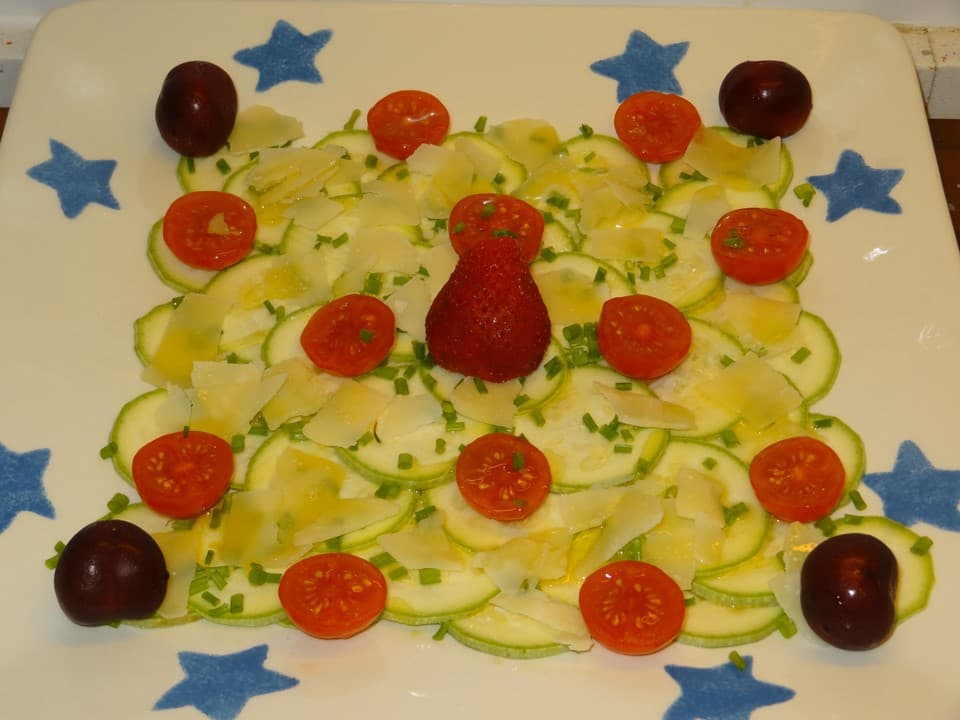 Carpaccio de calabacín