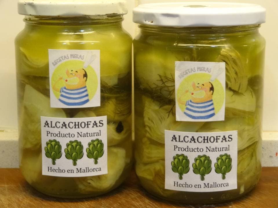 Conserva de alcachofas