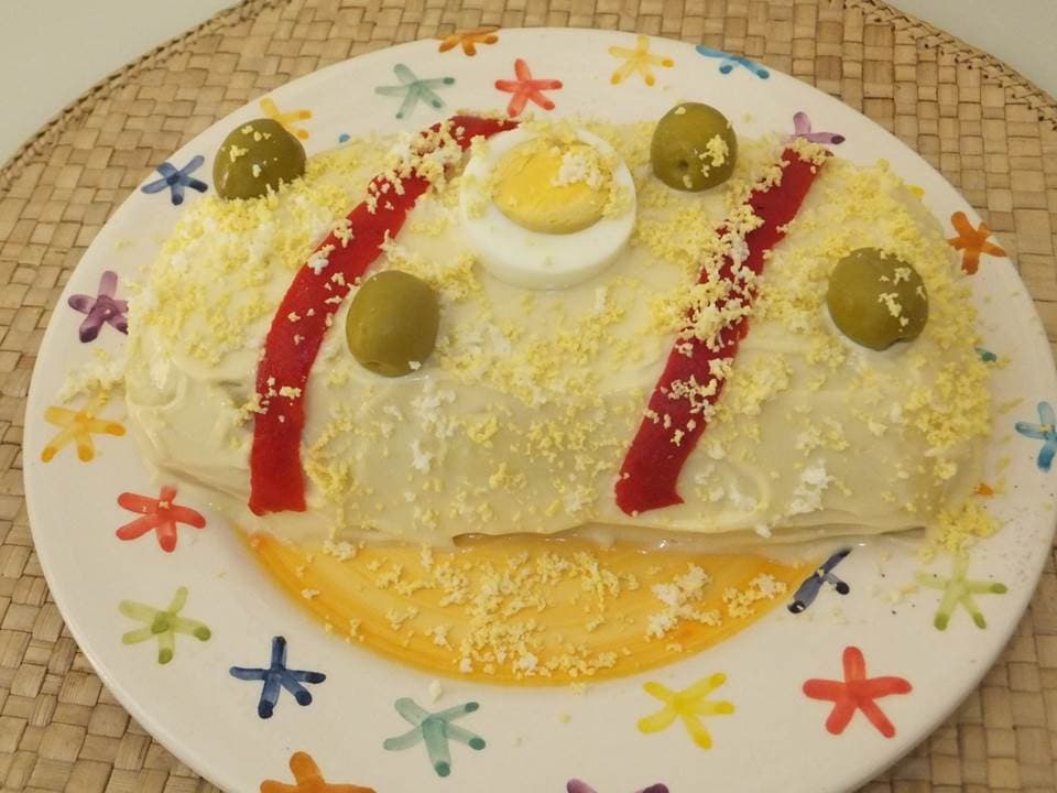 Rollo de puré de patatas