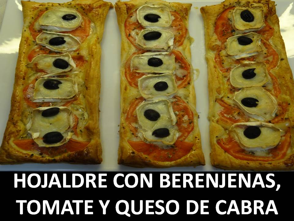 Hojaldre con berenjena