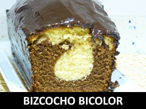 Bizcocho bicolor