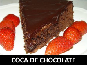 Coca de chocolate