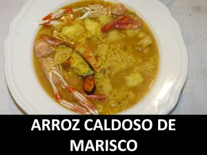 Arroz caldoso de mariscos