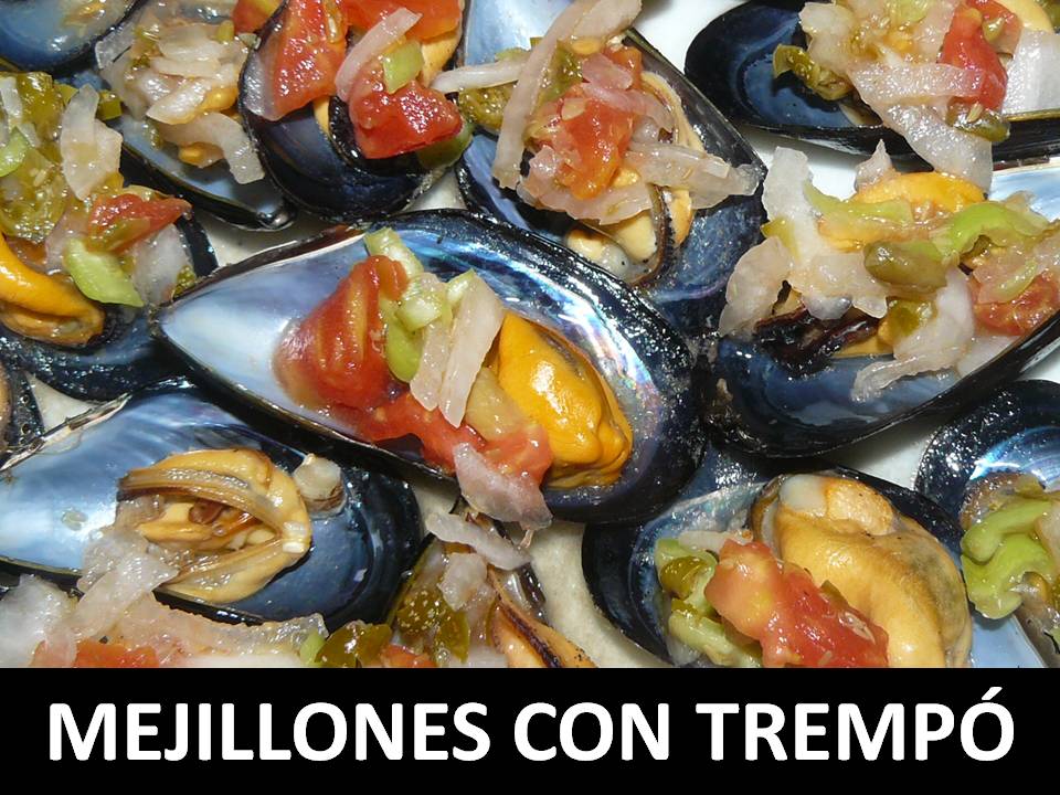 Mejillones con trempó