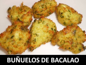 Buñuelos bacalao