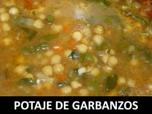 Potaje de garbanzos