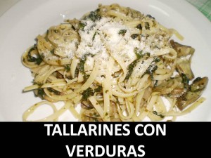 Tallarines verduras