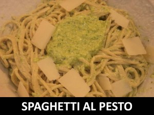 Spaghetti pesto