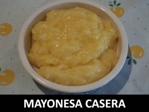 Mayonesa casera