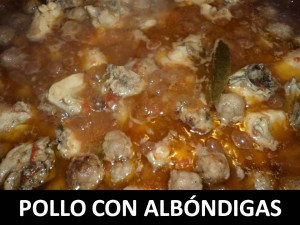 Pollo albondigas